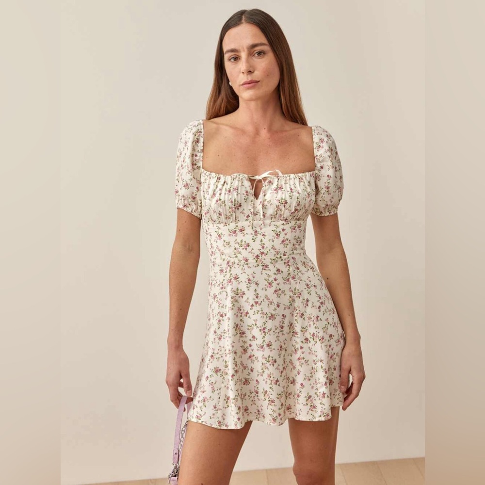 Reformation Corbin Boheme Floral Mini Dress, NWT Sz 12 (SOLD OUT ONLINE) Summer